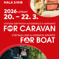 Veletrh For Caravan a For Boat 2026 Praha Letňany od 20.-22.3. 2026